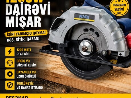ROYCE 1200W dairəvi mişar