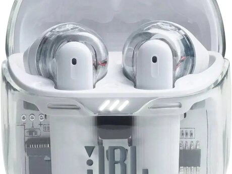 JBL Tune Flex Ghost White simsiz qulaqcıq