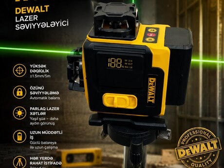 DEWALT lazer səviyyələyici 