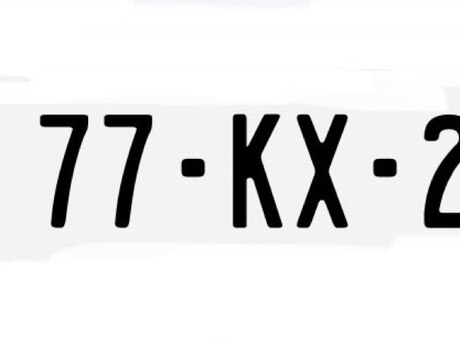 Avtomobil qeydiyyat nişanı - 77-KX-233