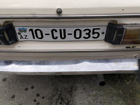 Avtomobil qeydiyyat nişanı - 10-CU-035 Avtomobil qeydiyyat nişanı - 10-CU-035