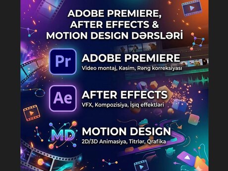 After Effects Adobe Premiere Motion design kursu