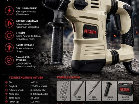 PECAHTA Rotary Hammer Drill 