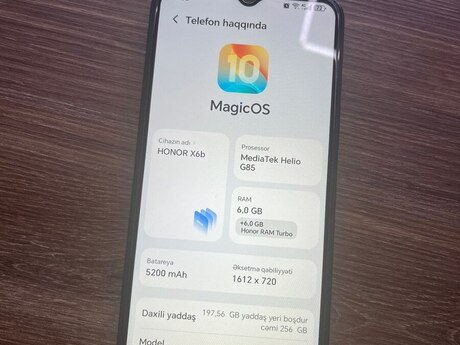 Honor X6b Midnight Black 256GB/6GB
