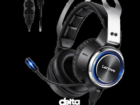 Lenovo HS25 wired gaming headset black