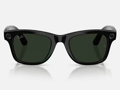 Ray-Ban Meta Wayfarer Gen 2 Shiny Black / Transitions Graph Green