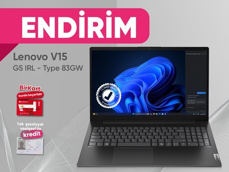 Noutbuk "Lenovo V15 G5 IRL - Type 83GW" Noutbuk "Lenovo V15 G5 IRL - Type 83GW"