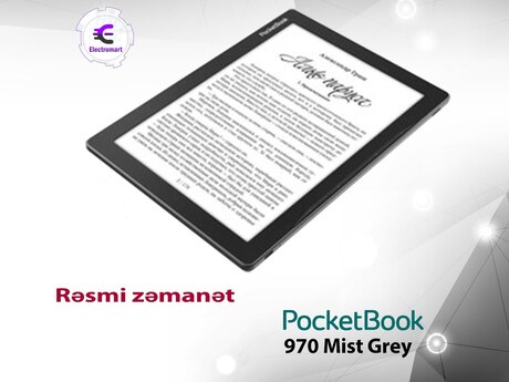 Elektron kitab PocketBook 970 Mist Grey (PB970-M-WW)