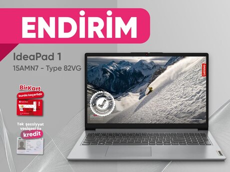 Noutbuk "Lenovo IdeaPad 1 15AMN7 (Type 82VG)" Noutbuk "Lenovo IdeaPad 1 15AMN7 (Type 82VG)"