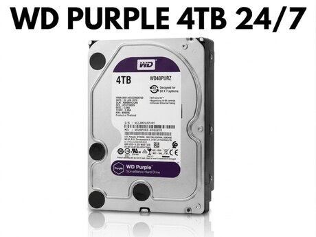 WD Purple 4TB (WD40PURX-64) Hard Disk WD Purple 4TB (WD40PURX-64) Hard Disk