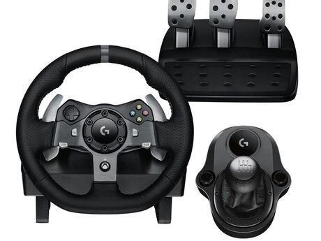 Logitech G920 yarış sükanı və sürət qutusu Logitech G920 yarış sükanı və sürət qutusu