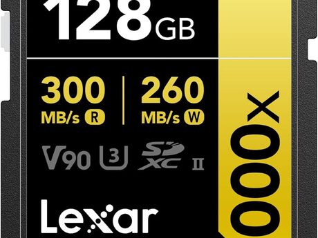 Lexar 128GB Professional 2000x SD Card