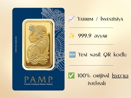 "PAMP" Qızıl külçə