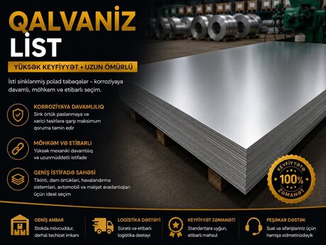 Qalvaniz list (Sinklənmiş)