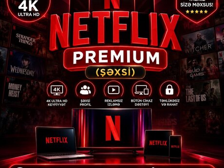 Netflix Premium səhifəsi