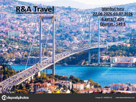 İstanbul turu - 27 Iyun – 03 iyul