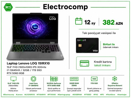 Noutbuk Lenovo LOQ 15IRX10