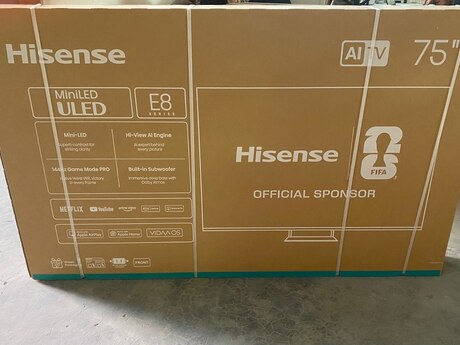 Televizor Hisense Mini Led 75E8Q Televizor Hisense Mini Led 75E8Q