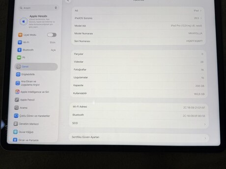 Apple iPad M2 Pro 12.9 İnch