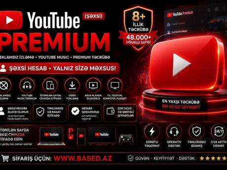 Youtube Premium (şəxsi hesab)