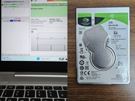 Hard disk 2 TB (HDD)