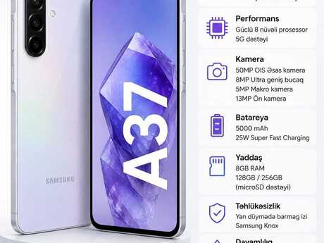Samsung Galaxy A37 White 256GB/8GB