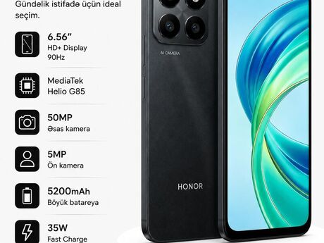 Honor X6b Midnight Black 128GB/4GB