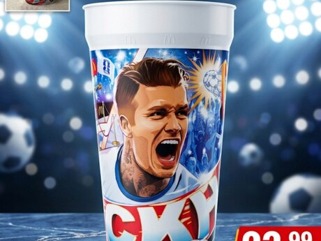 McDonald's FIFA 2026 David Beckham stəkanı