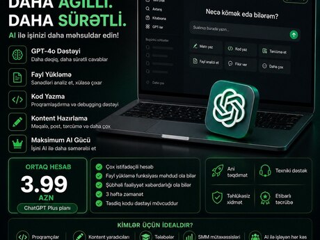 ChatGPT Plus xidmətləri