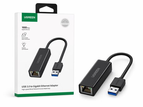 UGREEN 20256 / CR111, USB 3.0 to RJ45 Gigabit Ethernet adapter UGREEN 20256 / CR111, USB 3.0 to RJ45 Gigabit Ethernet adapter