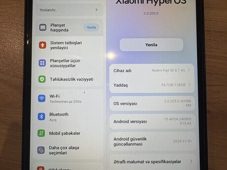 Planşet Xiaomi HyperOS Redmi Pad SE 8.7 4G 128GB