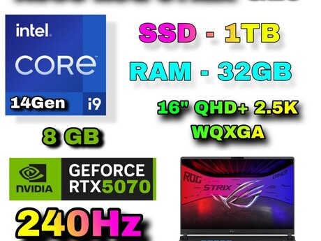 Asus ROG STRIX G16 G615  RTX 5070 8 GB