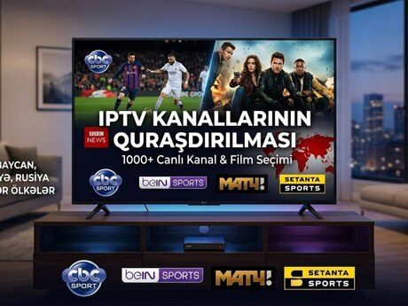 Yüksək keyfiyyətli IPTV kanallarının yazılması Yüksək keyfiyyətli IPTV kanallarının yazılması