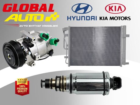 Hyundai,Kia kondisioner komplekti (Radiator, kompressor, sensor)