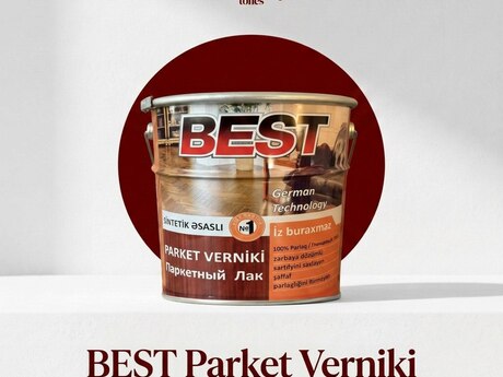 BEST Parket Verniki – Sintetik Əsaslı Parlaq Qoruyucu Lak