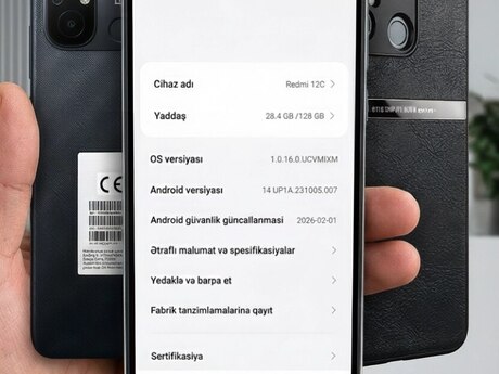 Xiaomi Redmi 12C Black 128GB/4GB