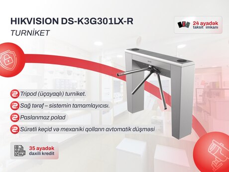Turniket Hikvision DS-K3G301LX-R Turniket Hikvision DS-K3G301LX-R
