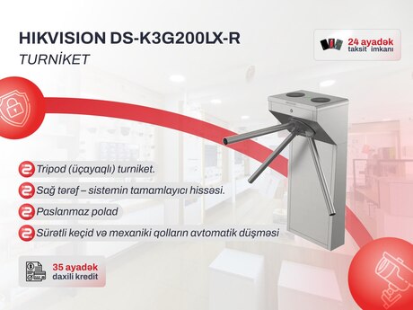 Turniket Hikvision DS-K3G200LX-R Turniket Hikvision DS-K3G200LX-R