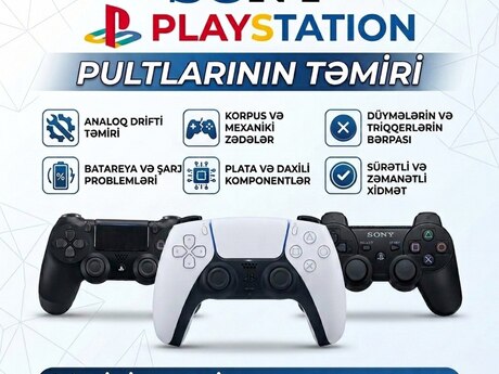 Sony playstation pultlarının təmiri