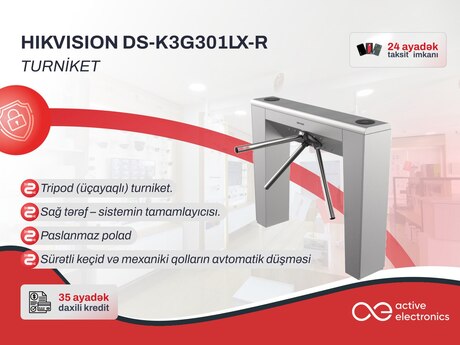 Turniket Hikvision DS-K3G301LX-R Turniket Hikvision DS-K3G301LX-R