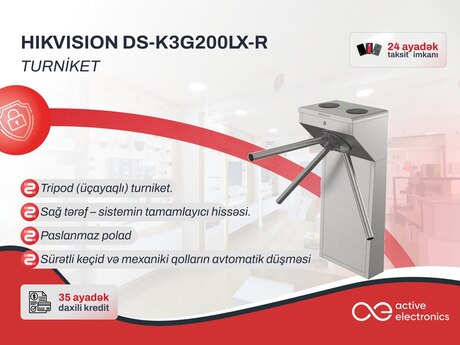 Turniket Hikvision DS-K3G200LX-R Turniket Hikvision DS-K3G200LX-R
