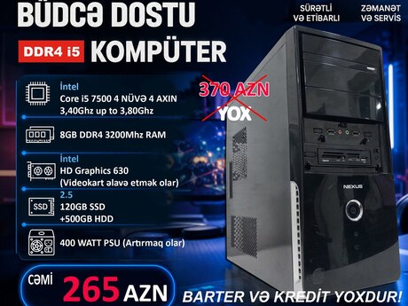 Masaüstü kompüter Masaüstü kompüter