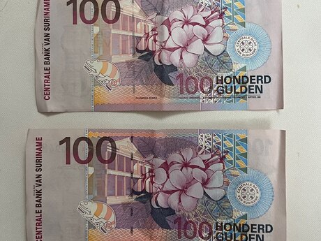 Surinam 100 Qulden (Gulden) 2000-ci il