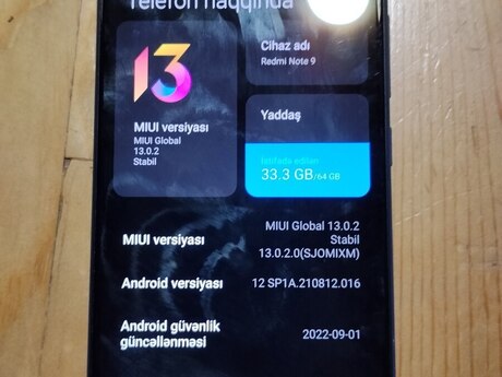 Xiaomi Redmi Note 9 Midnight Gray 64GB/4GB