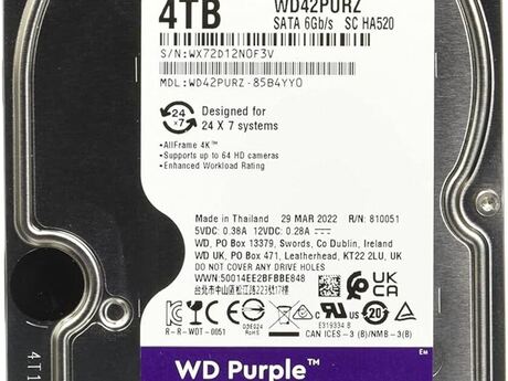 HDD Western Digital Purple 4TB HDD Western Digital Purple 4TB
