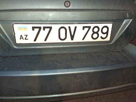 Avtomobil qeydiyyat nişanı - 77-OV-789 Avtomobil qeydiyyat nişanı - 77-OV-789