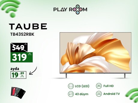 Televizor Taube 43 Smart TV (TB43S2RBK)
