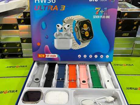 Ultra 3 HW36 Orginal smart saatı +  Airpods