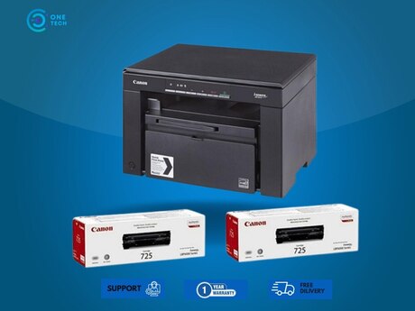 Canon Laser Printer i-SENSYS MF3010 BUNDLE + 2 pcs CRG 725 (5252B034) Canon Laser Printer i-SENSYS MF3010 BUNDLE + 2 pcs CRG 725 (5252B034)