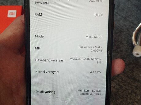 Xiaomi Redmi 6 Black 32GB/3GB